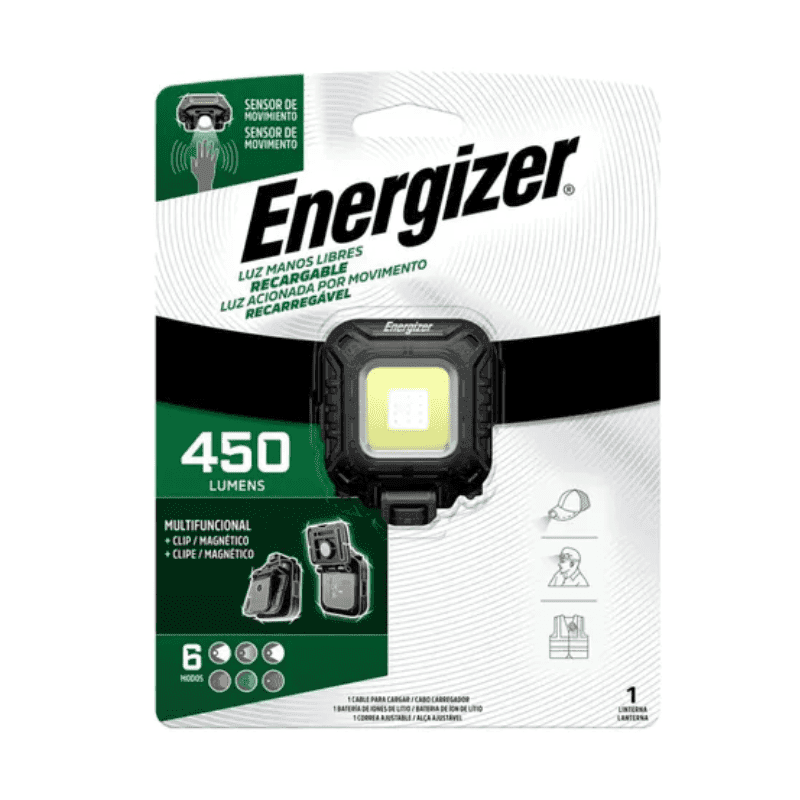 Imagen 1 de ENERGIZER® LINTERNA MANOS LIBRES RECARGABLE 450 LUMENS