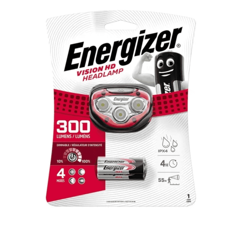 Imagen 1 de ENERGIZER® LINTERNA MANOS LIBRES VISION HD - 300 LUMENS CON PILAS