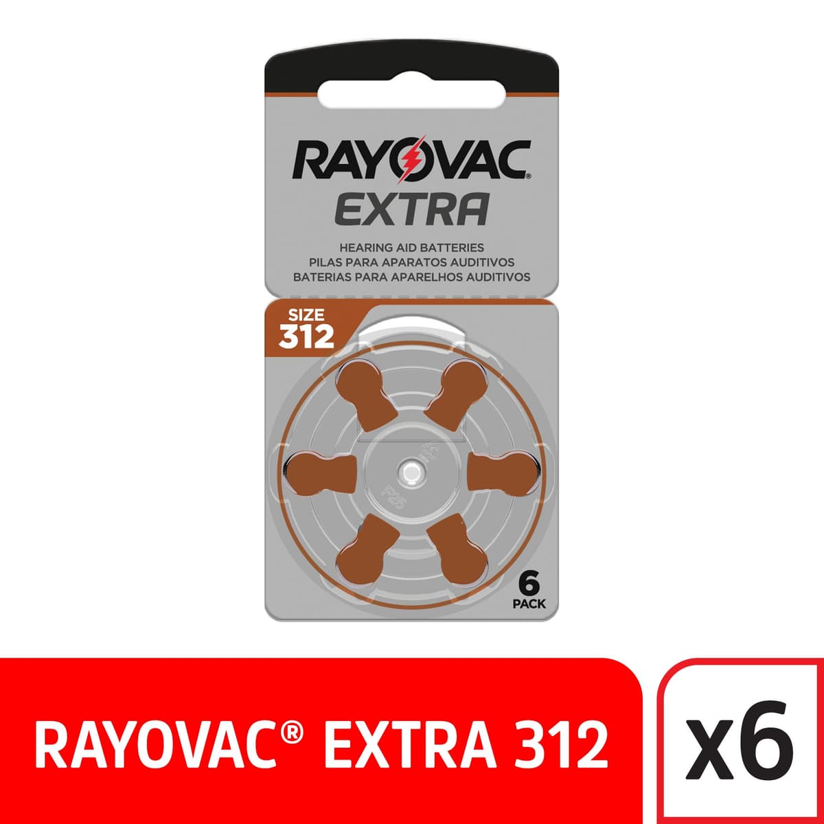 Imagen 1 de RAYOVAC® PILA SZ 312 EXTRA
