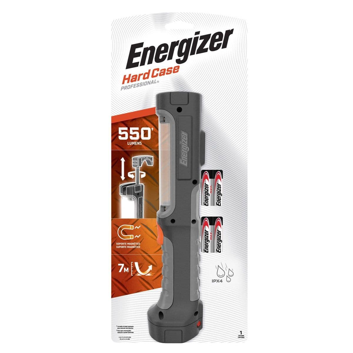 Imagen 1 de ENERGIZER® LINTERNA HARD CASE WORKLIGHT 550 LUMENS