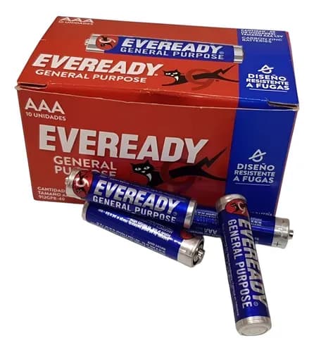 Imagen 1 de EVEREADY® BLUE CARBON ZINC PILA AAA