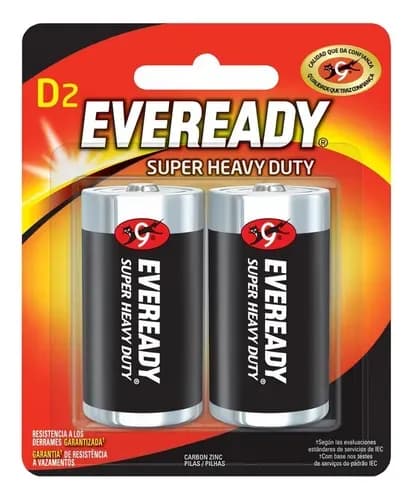 Imagen 1 de EVEREADY® CARBON ZINC PILA D
