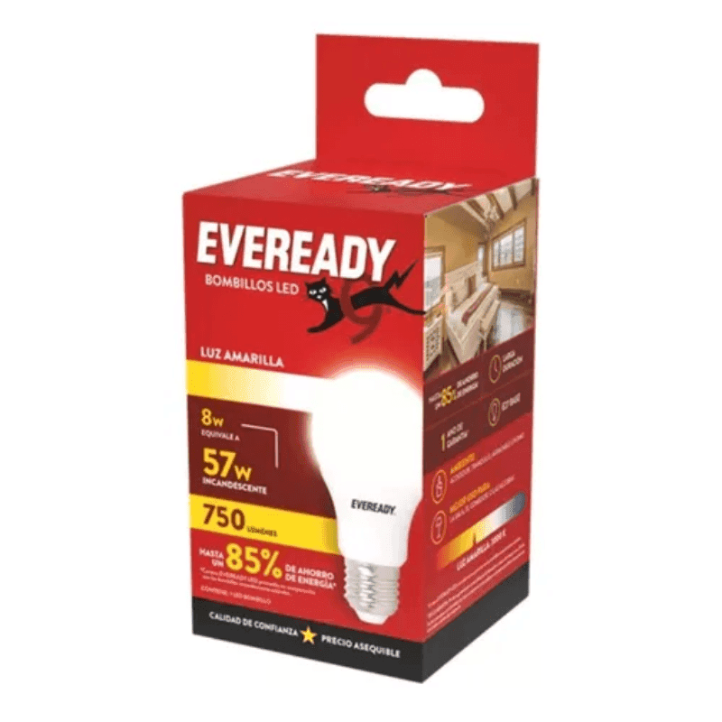 Imagen 1 de EVEREADY® LAMPARA LED 8W