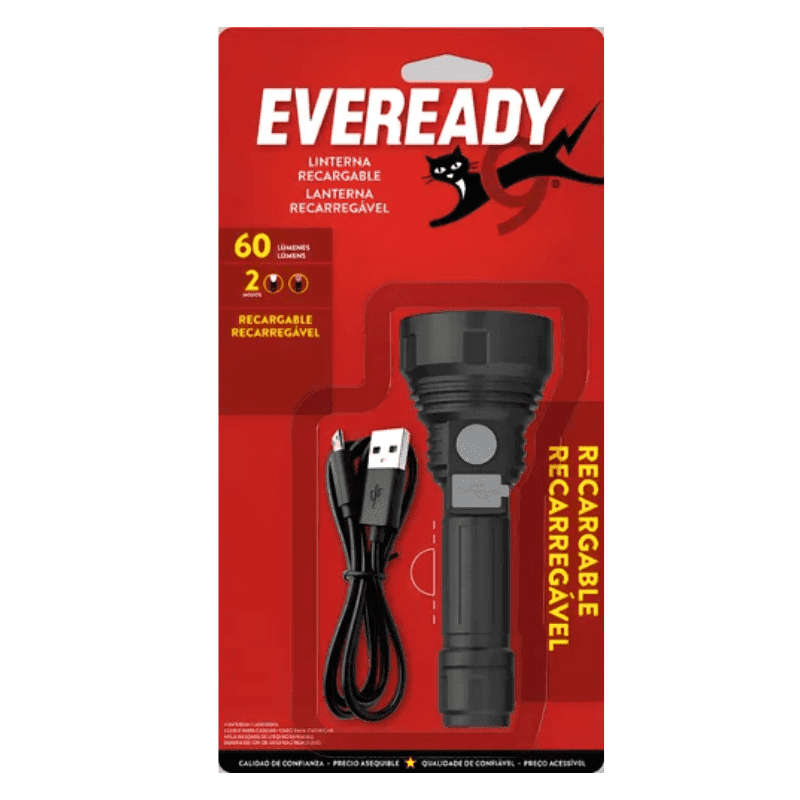 Imagen 1 de EVEREADY® LINTERNA CHICA RECARGABLE 60 LUMENS