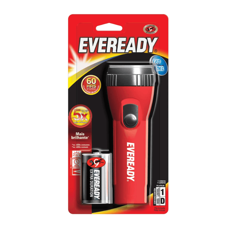 Imagen 1 de EVEREADY® LINTERNA PLASTICA ONE C/P 1D