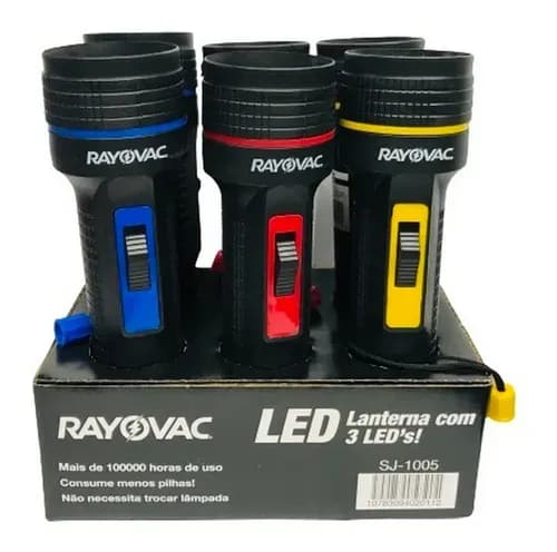 Imagen 1 de RAYOVAC® LINTERNA PLASTICA ECONÓMICA 2D - 25LUMENS