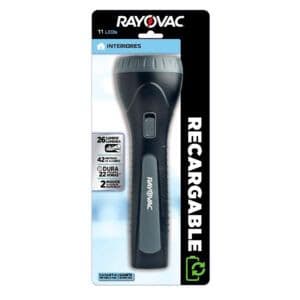 Imagen 1 de RAYOVAC® LINTERNA RECARGABLE 11 LEDS - 26 LUMENS - 42.5METROS